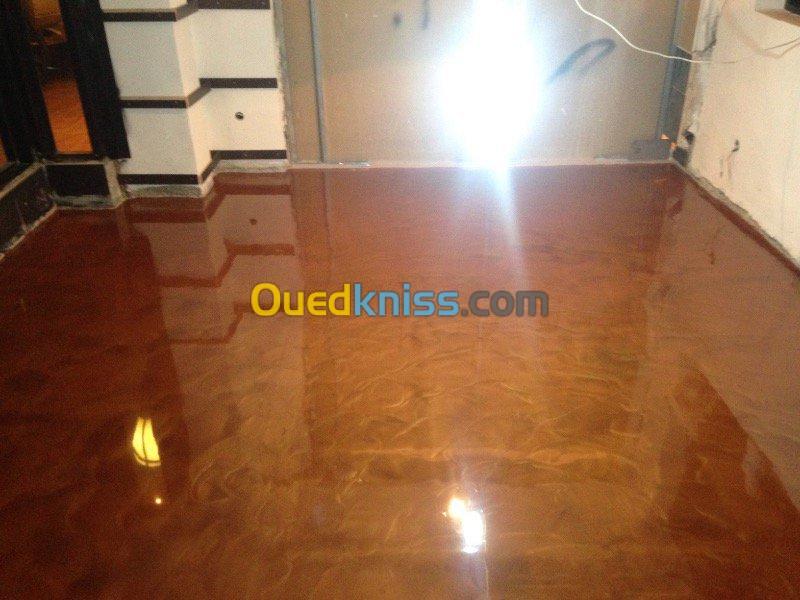 formation epoxy 3D et metalic floor 