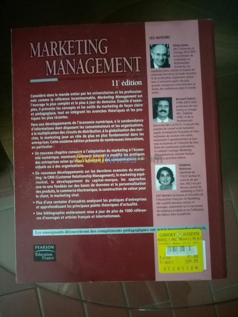 Marketing management 11ème édition 