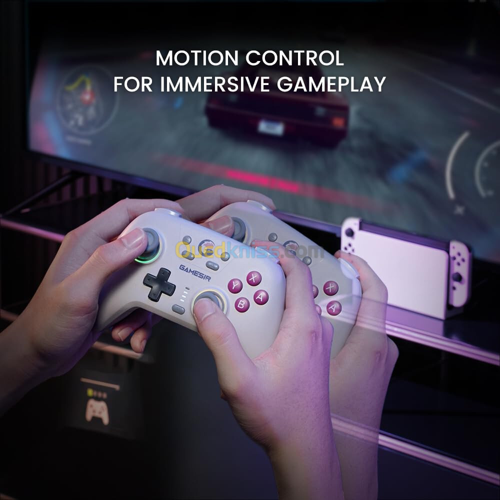 Manette de jeux sans-fil GAMESIR NOVA T4N Multiplateforme avec Boitier pour ANDROID PC IOS SWITCH