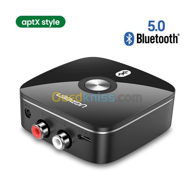Récepteur Audio AUX 3.5mm RCA Bluetooth 5.1 aptX UGREEN pour PC, TV, Haut  parleur, Voiture - Alger Algérie