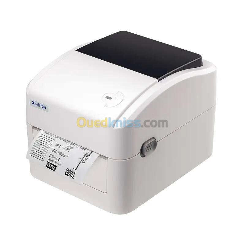 Imprimante thermique Code Barre étiquettes d'expédition 4 pouces 100mm XPrinter XP-420B USB