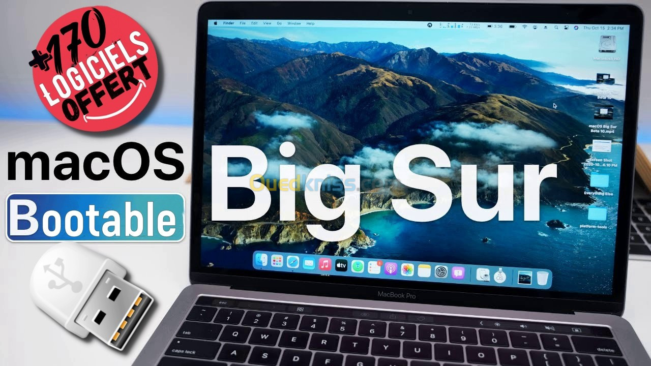 macOS Ventura Systéme Bootable sur clé USB 32GB + 170 Logiciels  Professionnel Bonus - الجزائر الجزائر