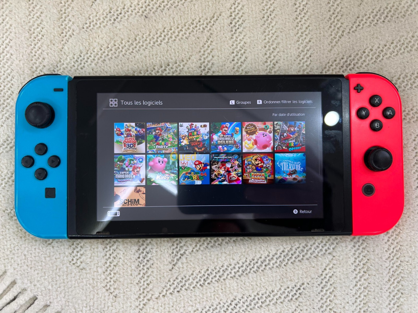 Nintendo Switch flashée avec pleins de jeux