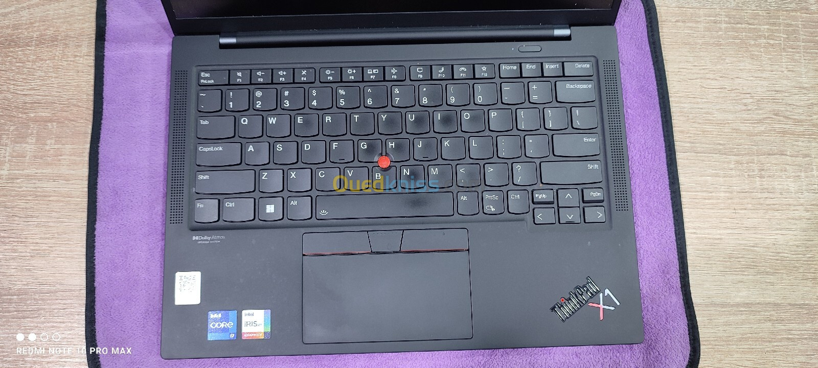 Thinkpad x1 carbone gen 9  i7 11 ème 16/1to Intel iris xe caba état neuf 