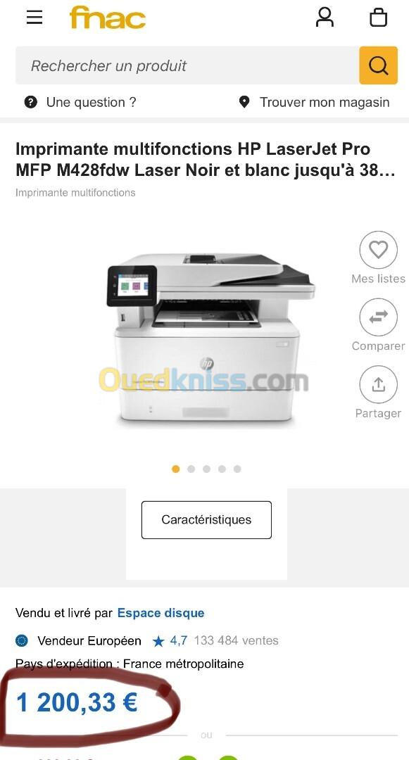 Imprimante multifonctions HP LaserJet Pro