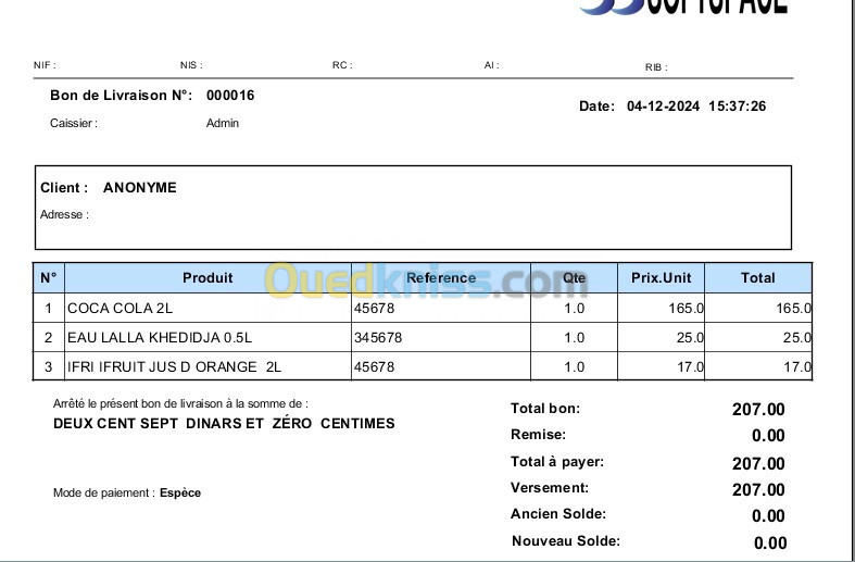 SOFT-COM LOGICIEL DE GESTION COMMERCIALE 