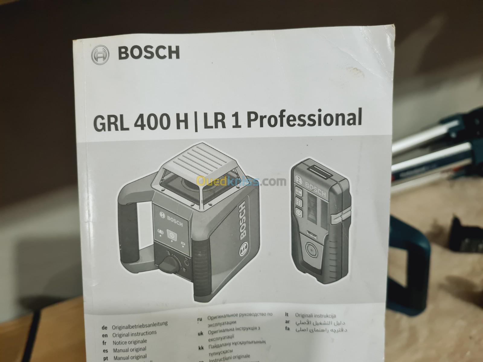 BOSCH GRL 400 H Laser Rotatif Horizontale 400m + trépied BT 152 (2022-Malaysia)