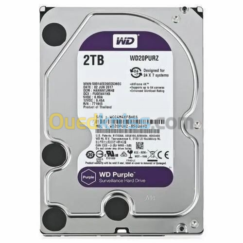 Western Digital Blue 2TB 5400 RPM SATA Desktop Internal Hard Disk Drive