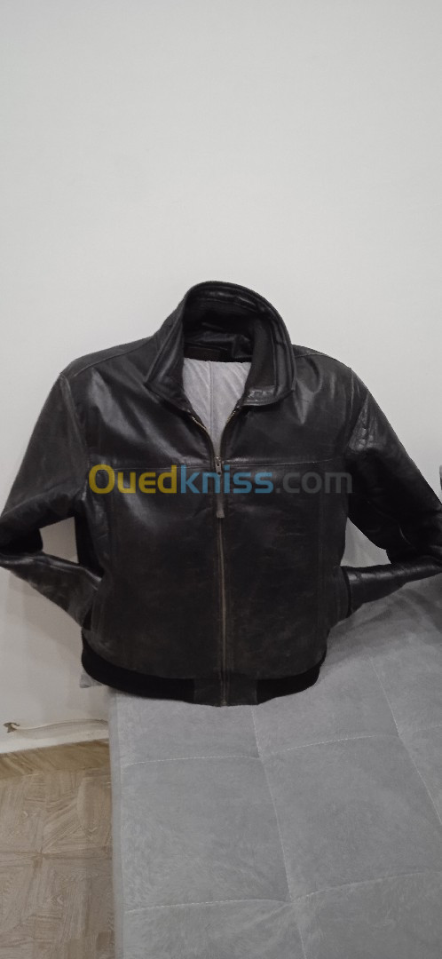 Veste cuir homme aviatrix 