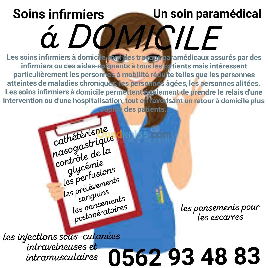 Soins infirmiers un soin paramédical à domicile 