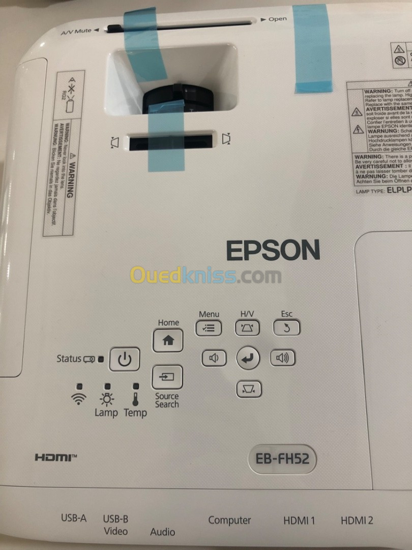 Vidéo projecteur Epson EB-FH52 