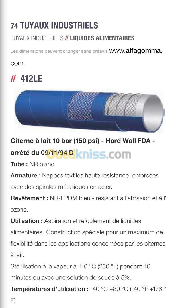 Flexible alimentaire bleu 