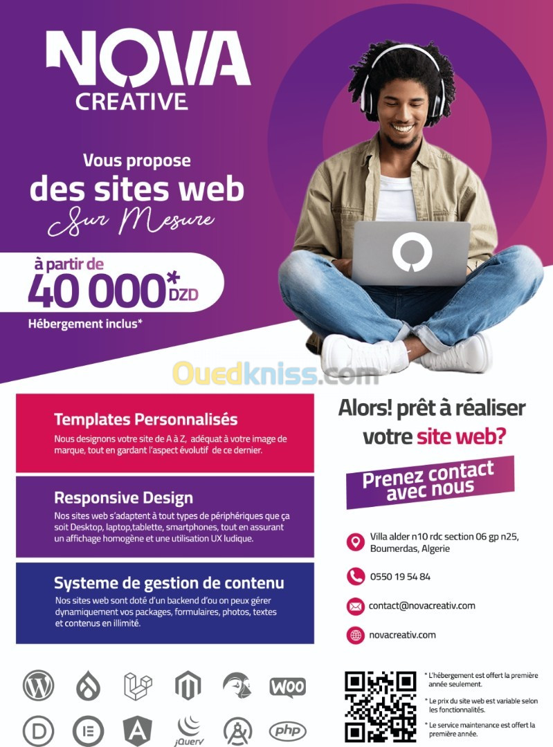 Création Site Web, Applications Mobiles et Création Plateforme e-commerce.