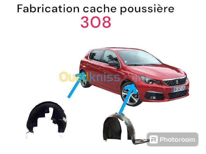 Cache poussière ( garde boue) de toute les véhicules 