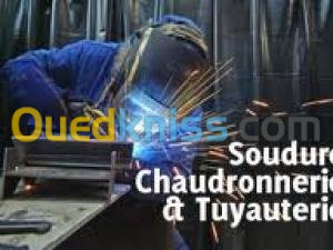 travaux de tuyauterie et choudronnier 