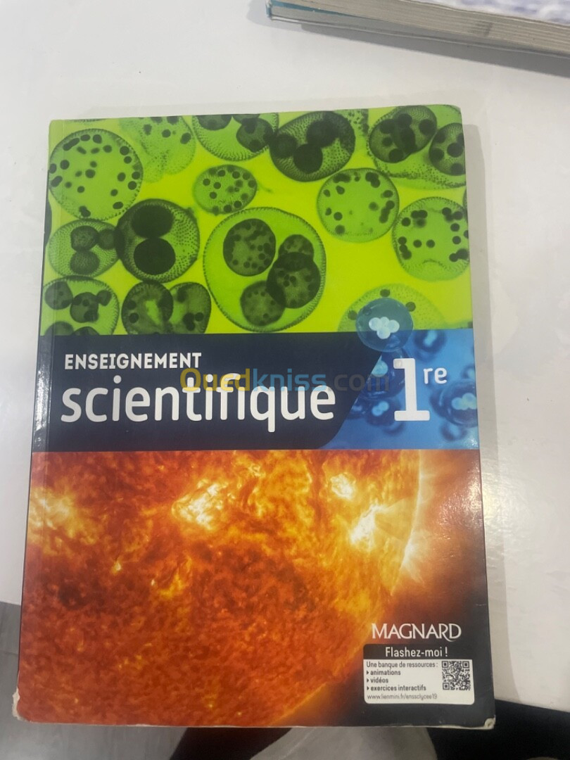 Livre première de enseignement scientifique 