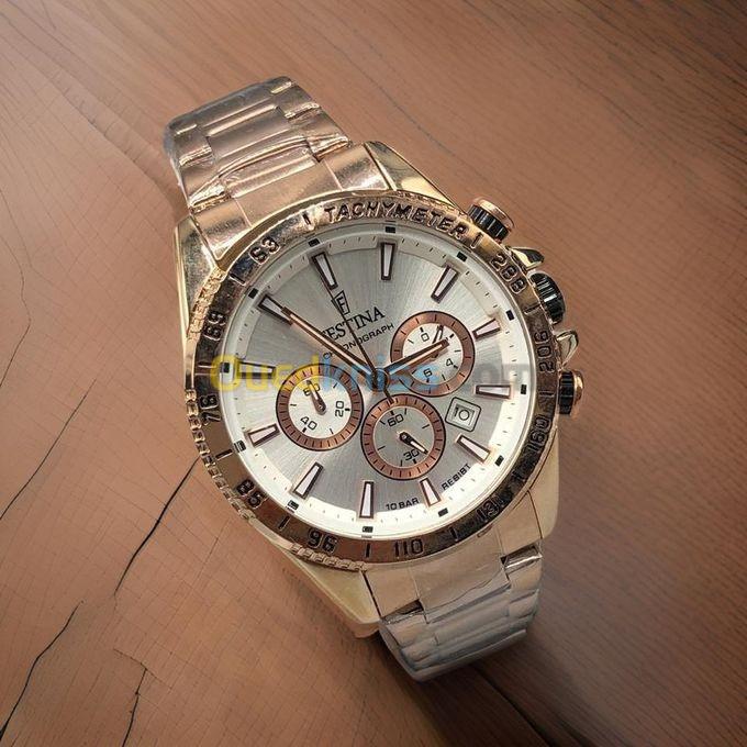 Festina f20560  ذهبي وابيض