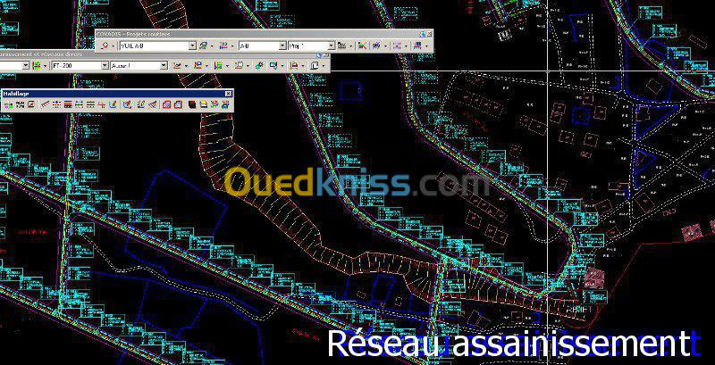 etudes VRD et  topographie 