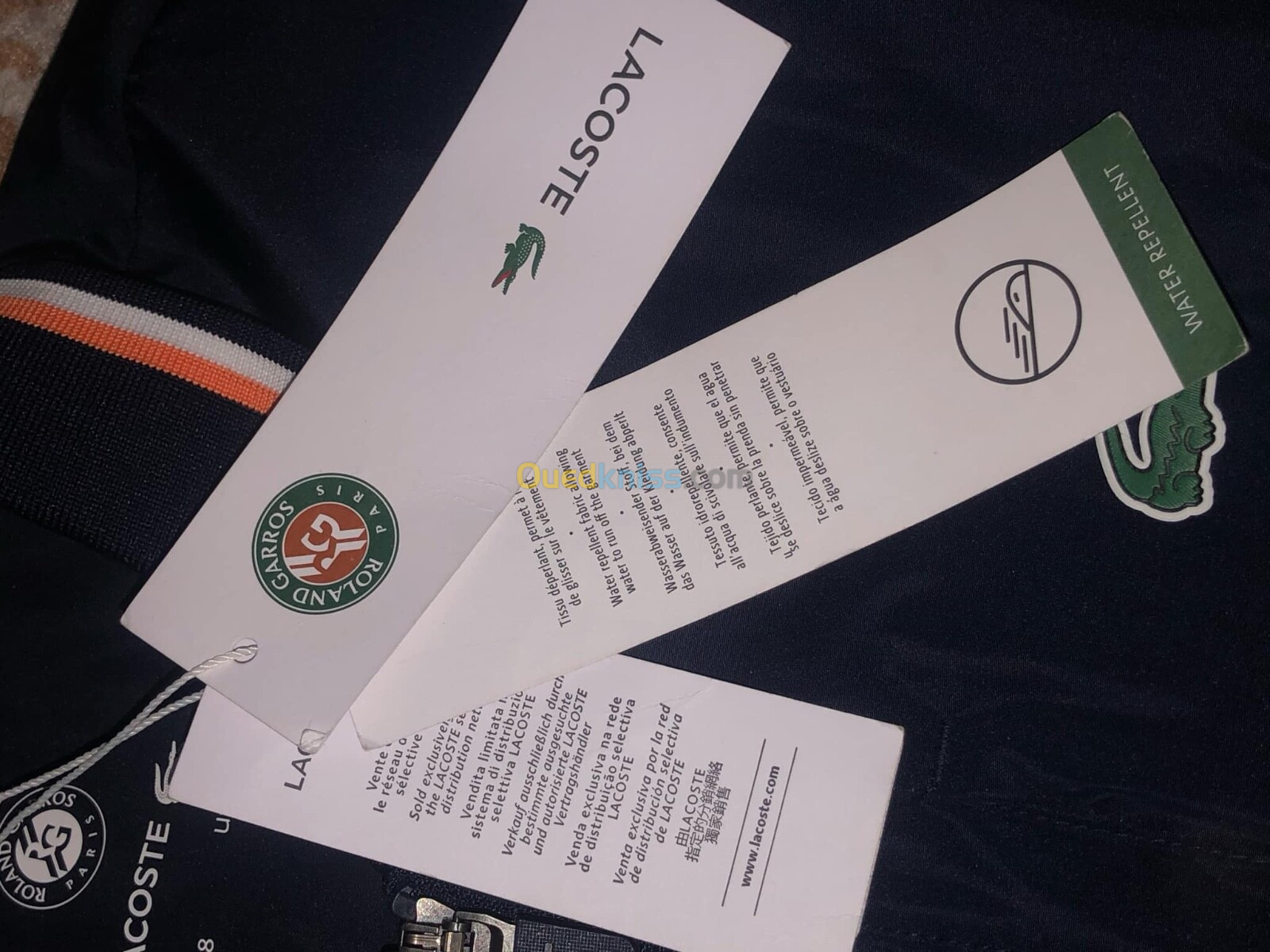 Veste Lacoste x Rolland Garros édition limitée taille M