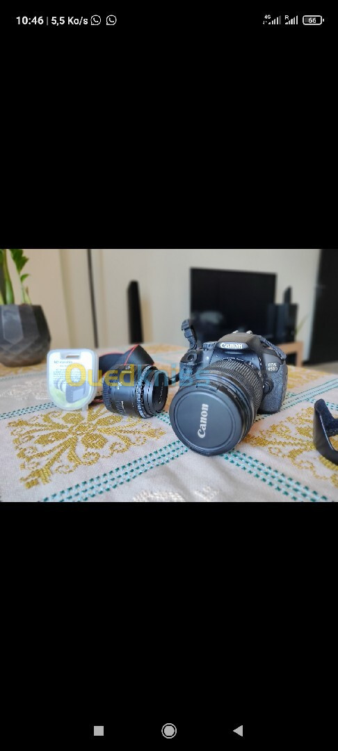 Canon 650 d + 2 objectifs +2 batteries 