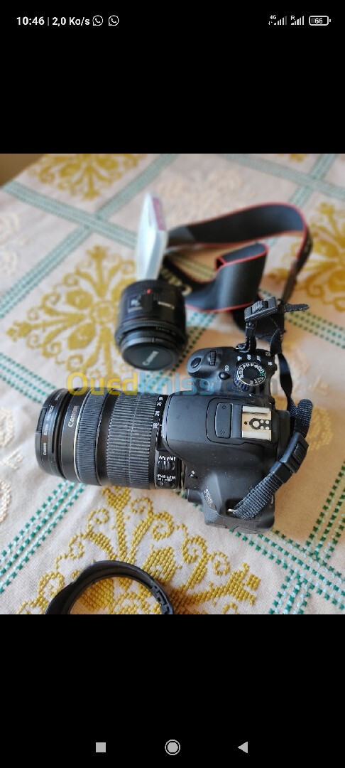 Canon 650 d + 2 objectifs +2 batteries 