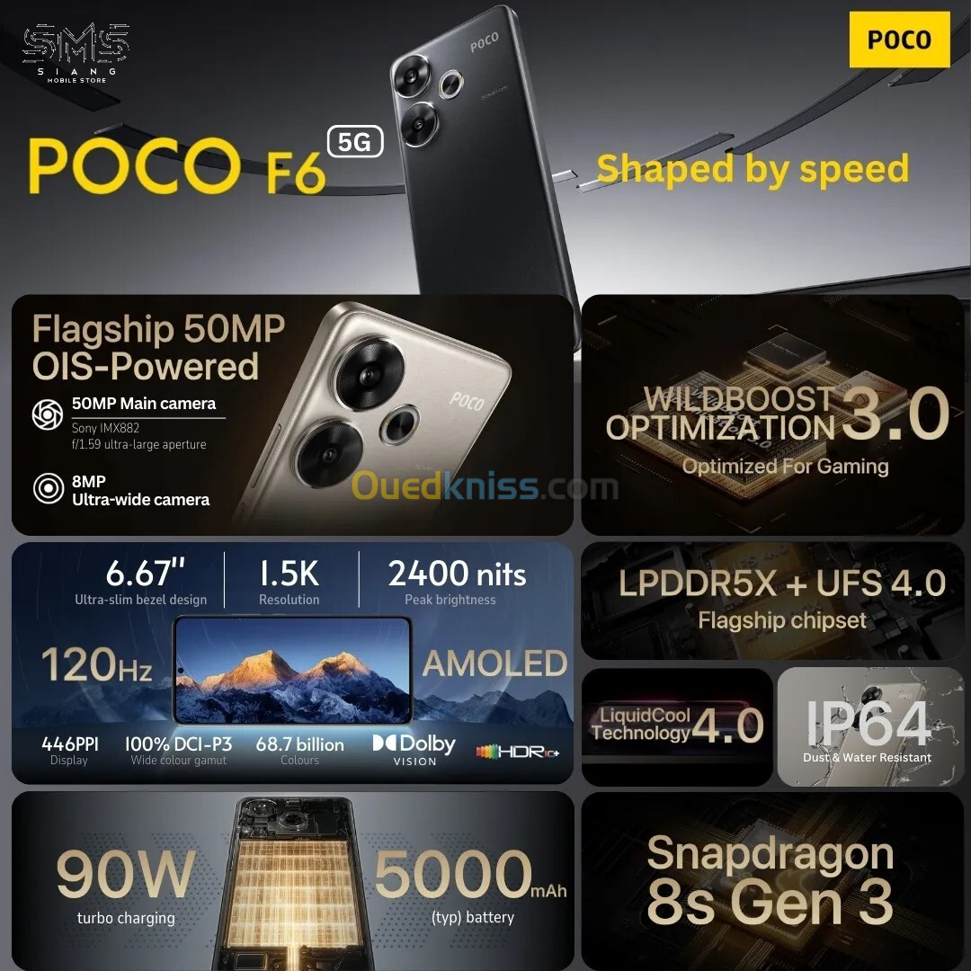 POCO F6 12/512 Go