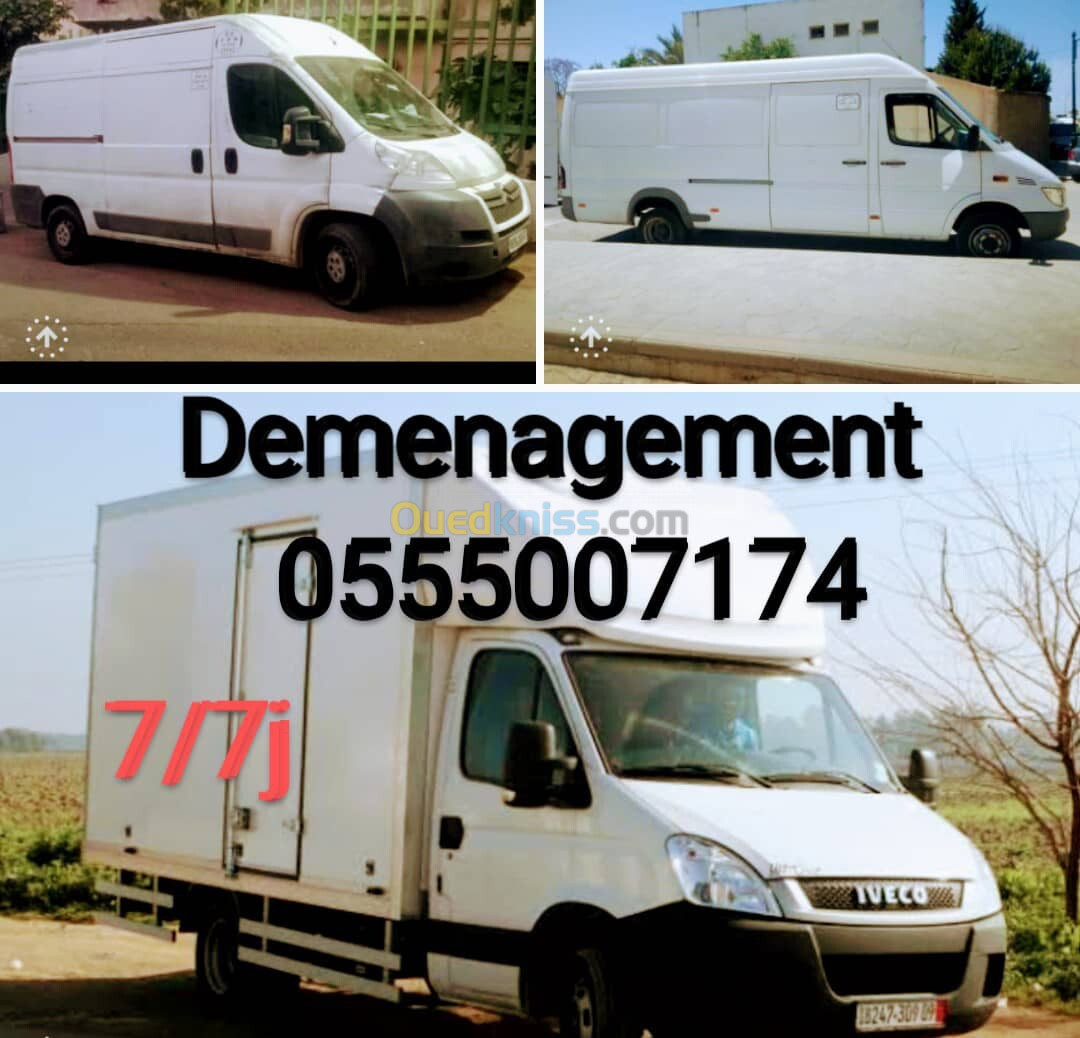 Transport de marchandise et demenagement نقل البضائع والترحيل 