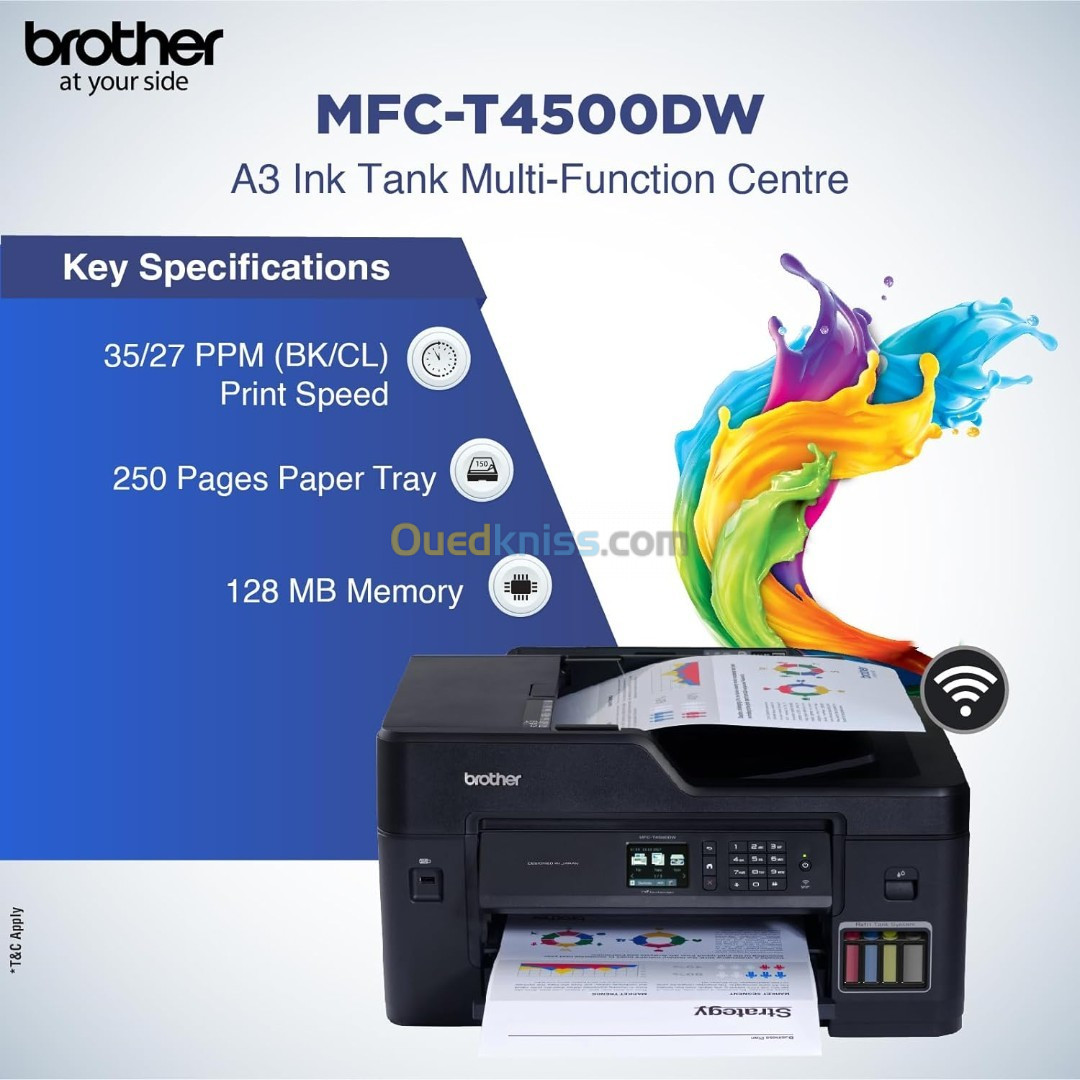  MULTIFONCTION Brother MFC-T4500DW 