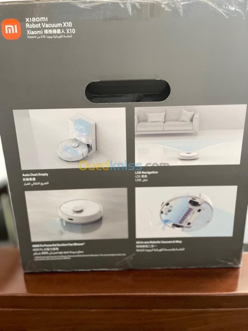 XIAOMI Robot ASPIRATEUR LAVEUR AVEC STATION DE VIDANGE X10 180MIN /4000PA