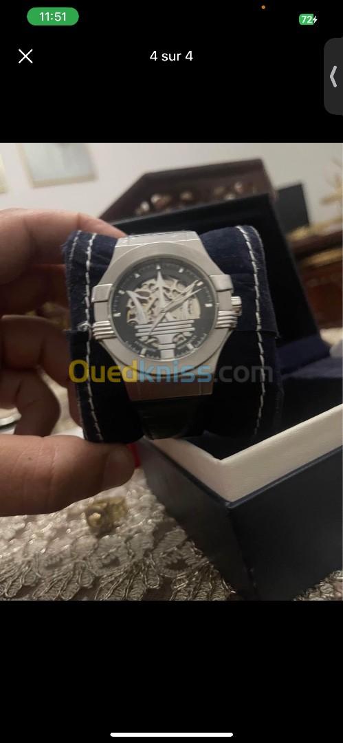 Montre Maserati  potenza  Bracelet en cuir 100% authentique achte en France à 420 euro