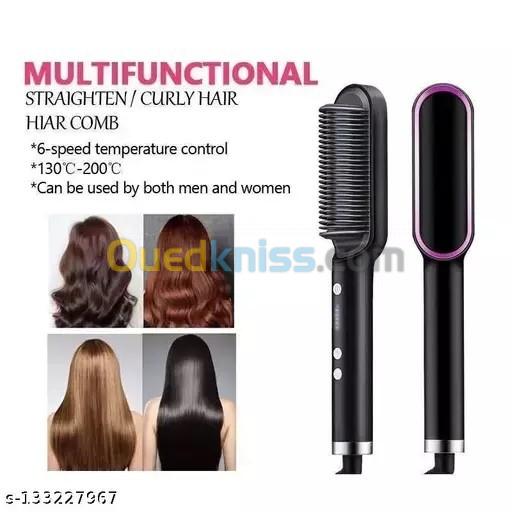 Brosse lissante Straight Hair Comb Disponible 