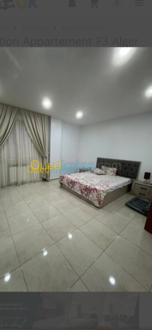 Location Appartement F3 Alger Ouled fayet