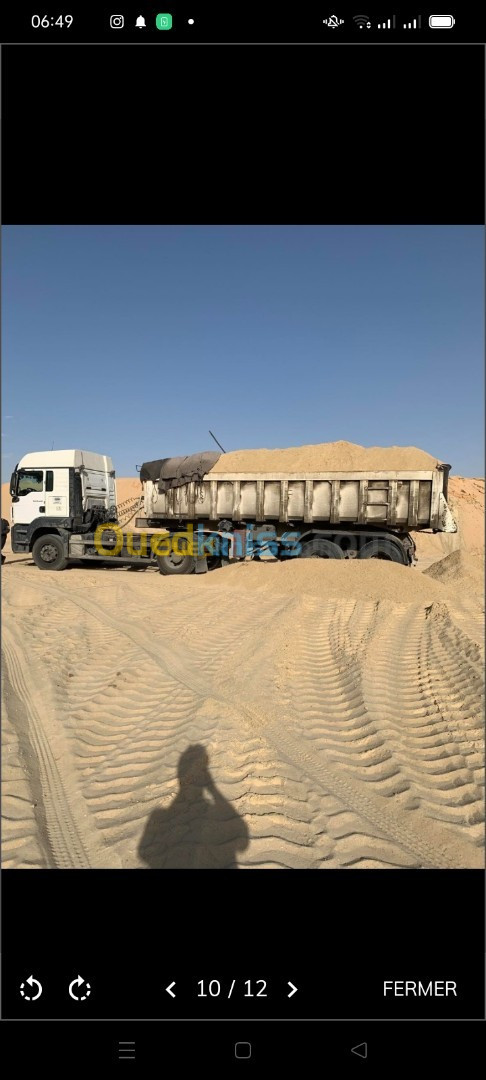 Sable jaune bousaada et sable oued Souf