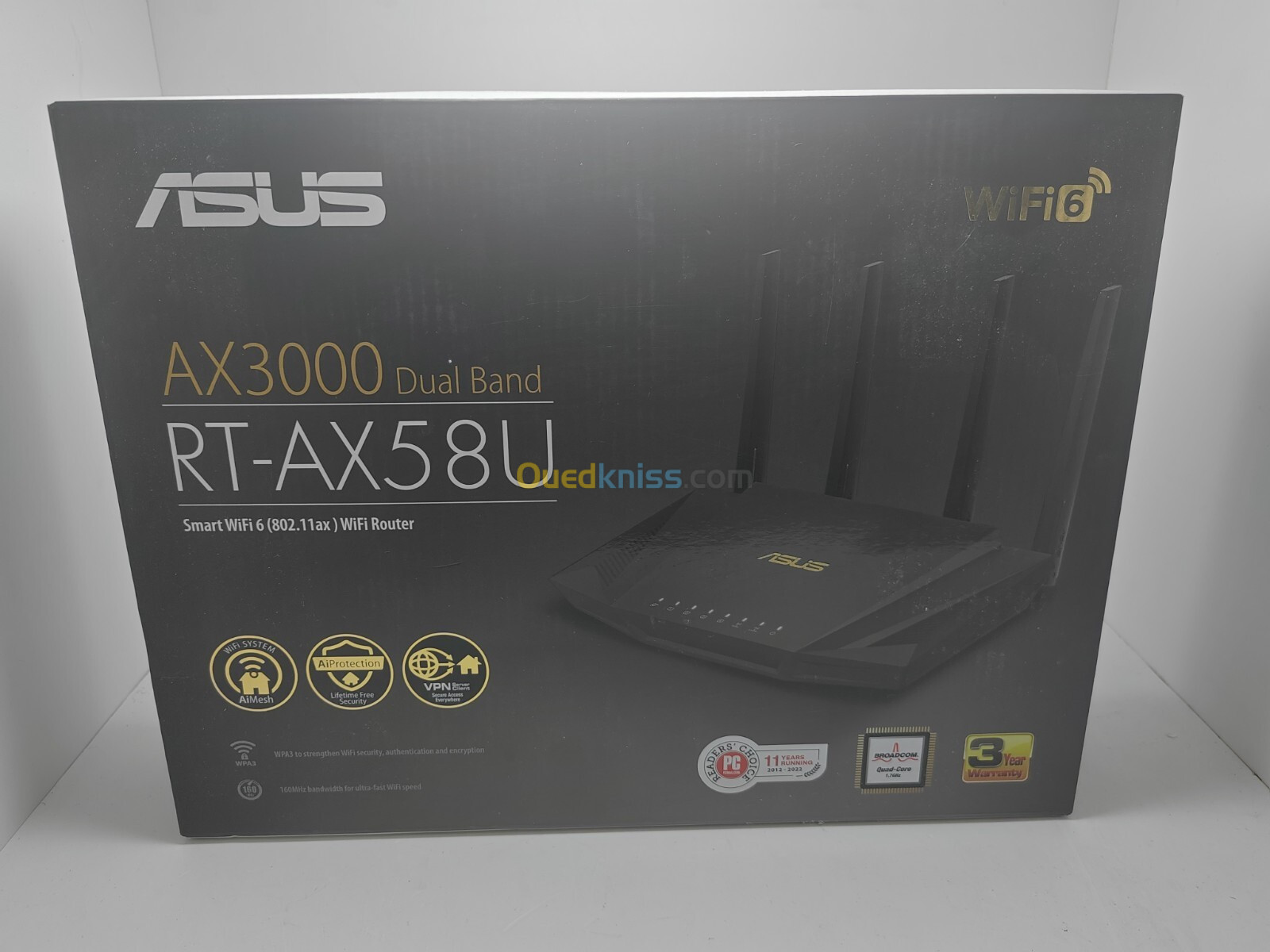 ASUS RT-AX58 v2 Router AX3000 Wi-Fi 6 + Routeur