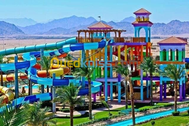 conception et importation matériel pour parc d'attraction et Aqua parc en Algérie 