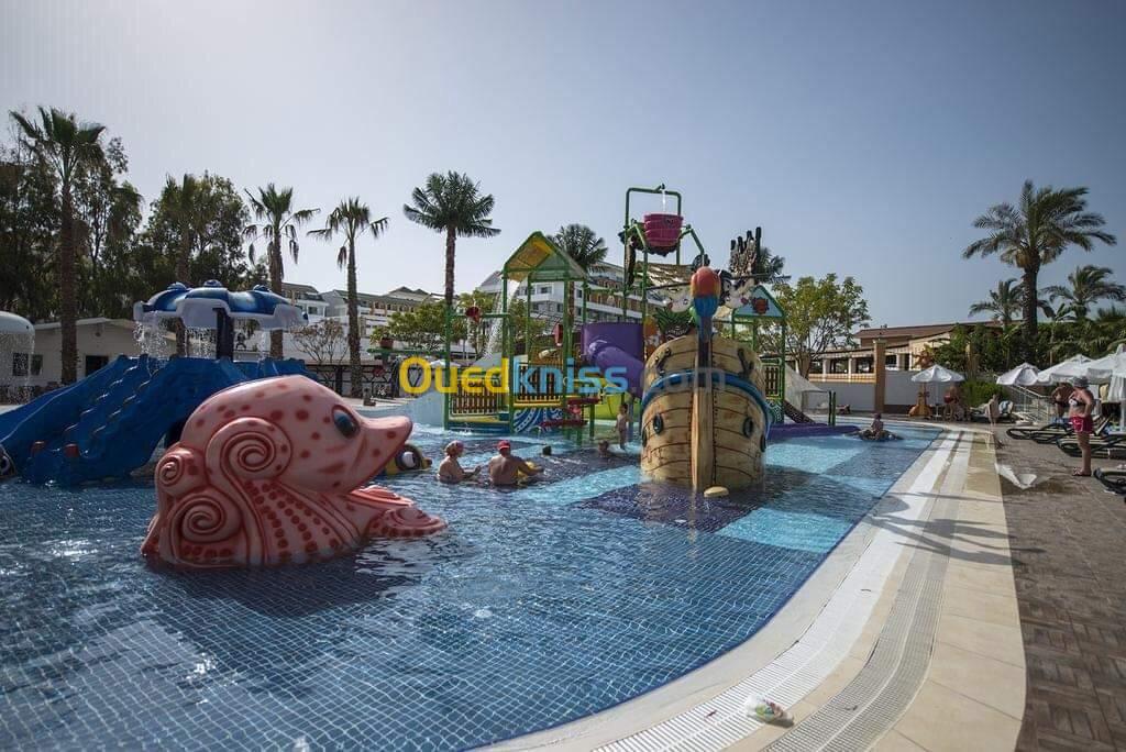 conception et importation matériel pour parc d'attraction et Aqua parc en Algérie 