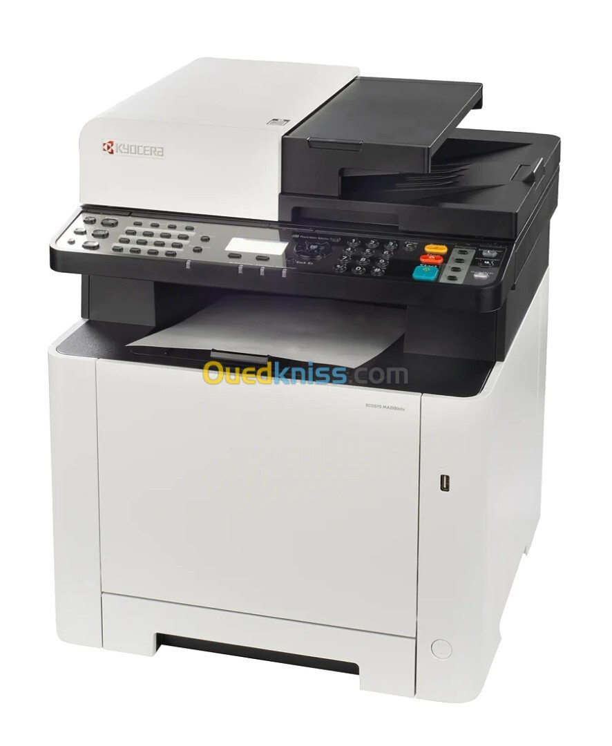 Multifonction Kyocera ECOSYS MA2100CFX Laser Couleur A4, ADF, Recto verso 21PPM Fax Réseau