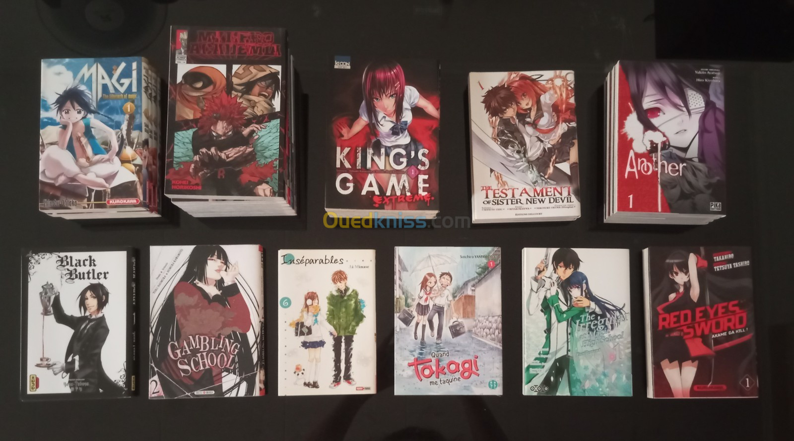 Mangas à vendre