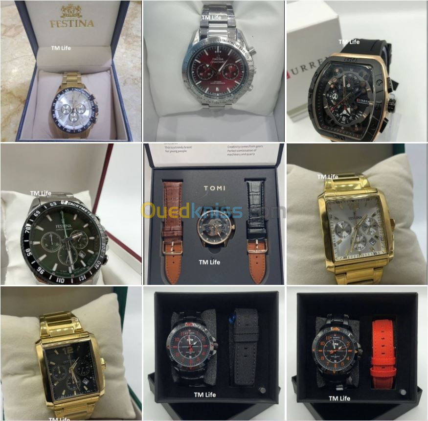 collection montres تشكيلة من الساعات الفاخرة