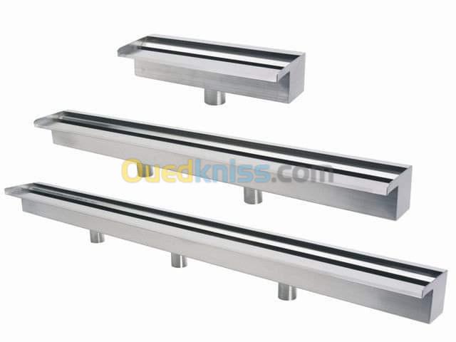 Cascade murale luxe  en inox 316 