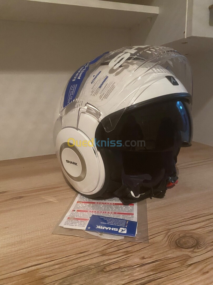 Casque SHARK NANO JET WHITE-BLANC taille L