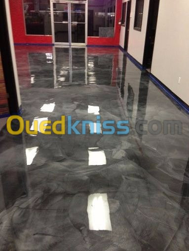 Revêtement de sol en Epoxy floors 3D