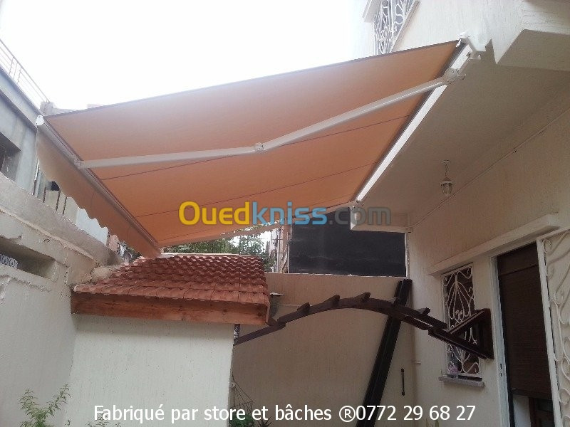 store extérieur sur mesure