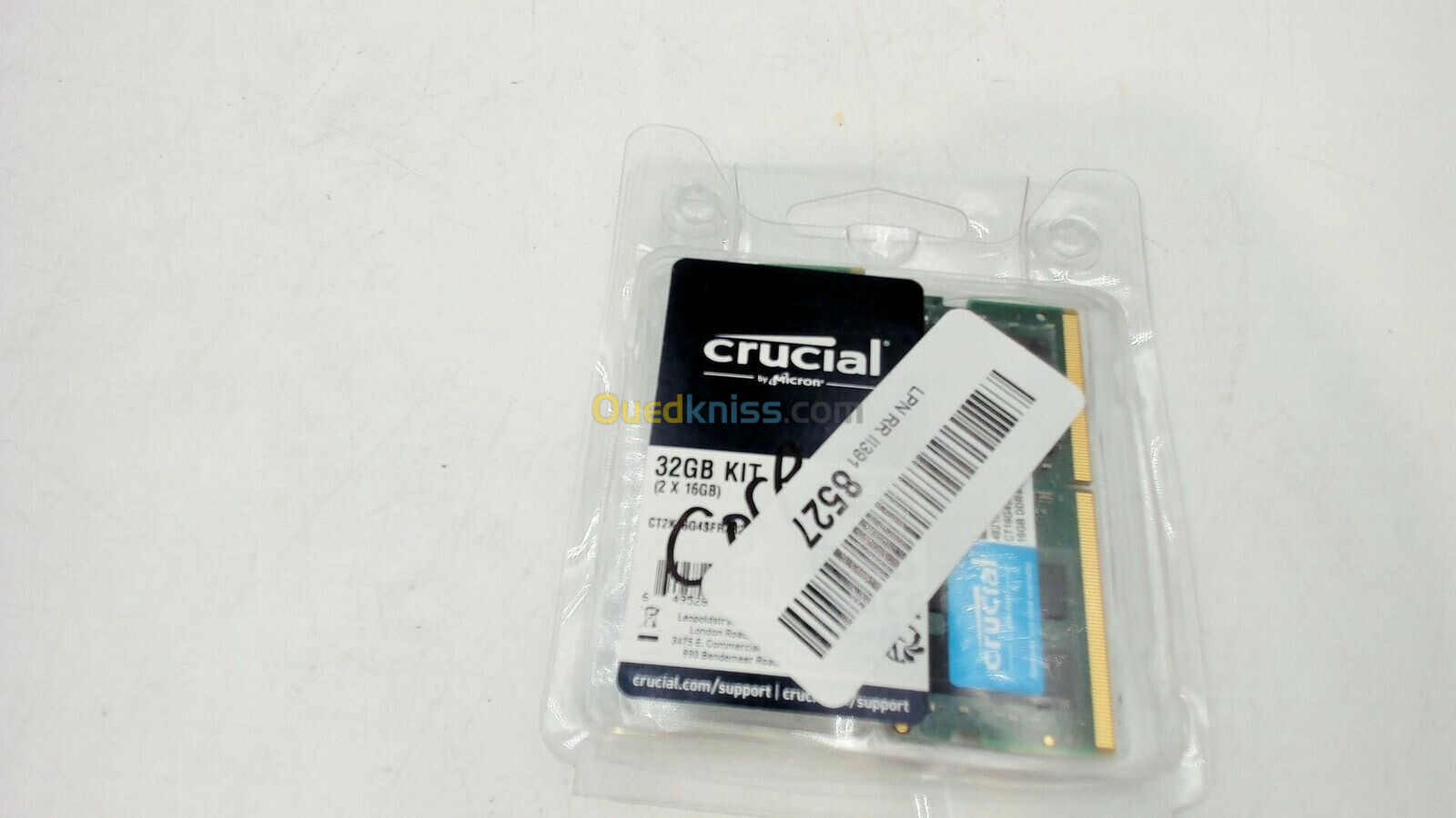  Crucial RAM 32GB Kit (2x16GB) DDR4 3200MHz Dual Rank 