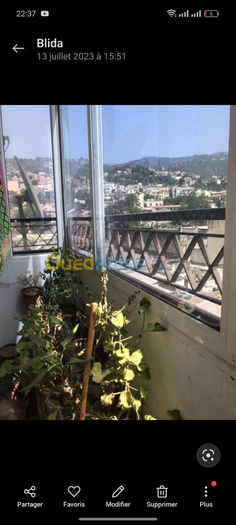 Vente Appartement F4 Blida Blida