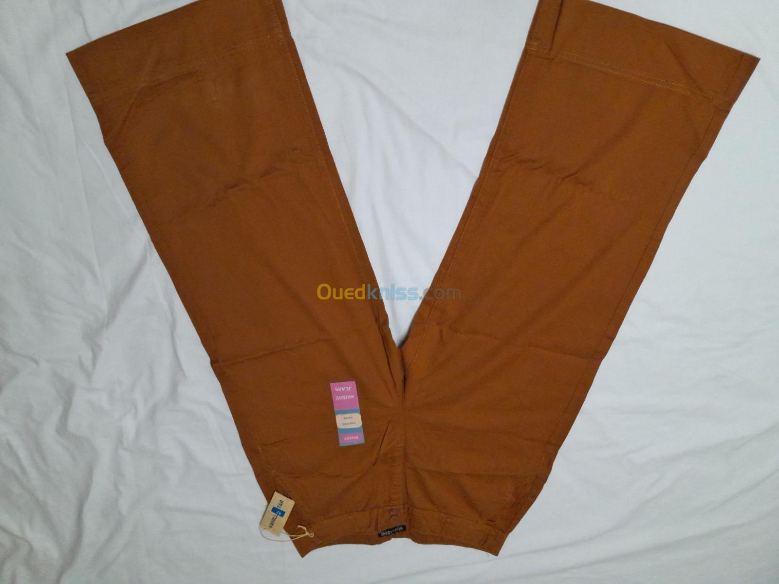 Pantalon cheville ( en toile ) produit importation 