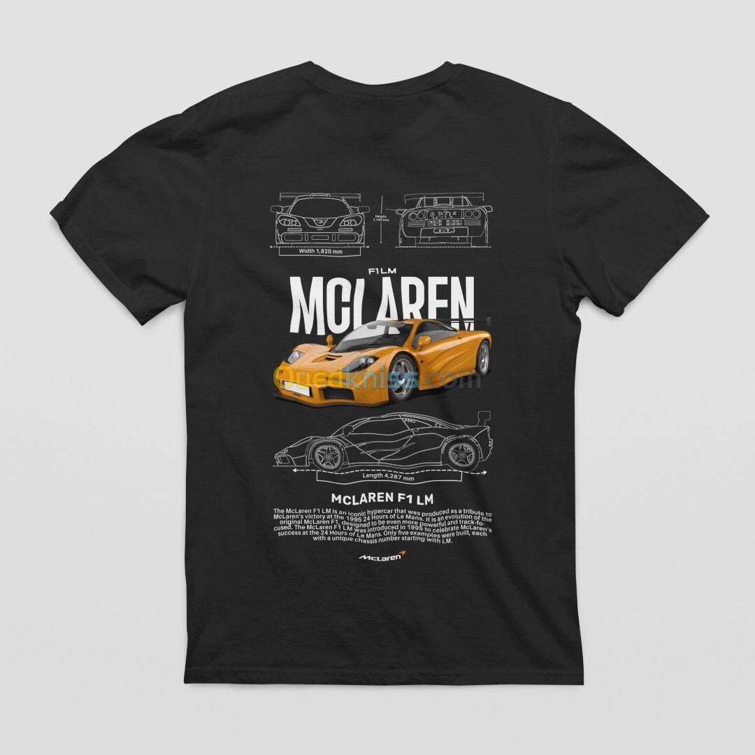 McLaren F1 LM - Black T-Shirt