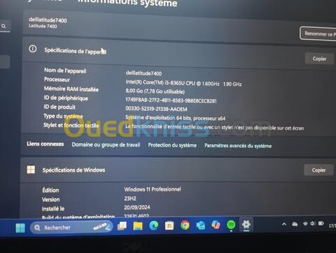 pc portable dell latitude 7400