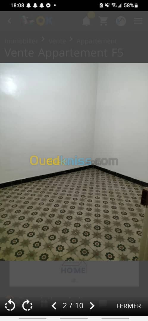 Vente Appartement F3 Alger Alger centre