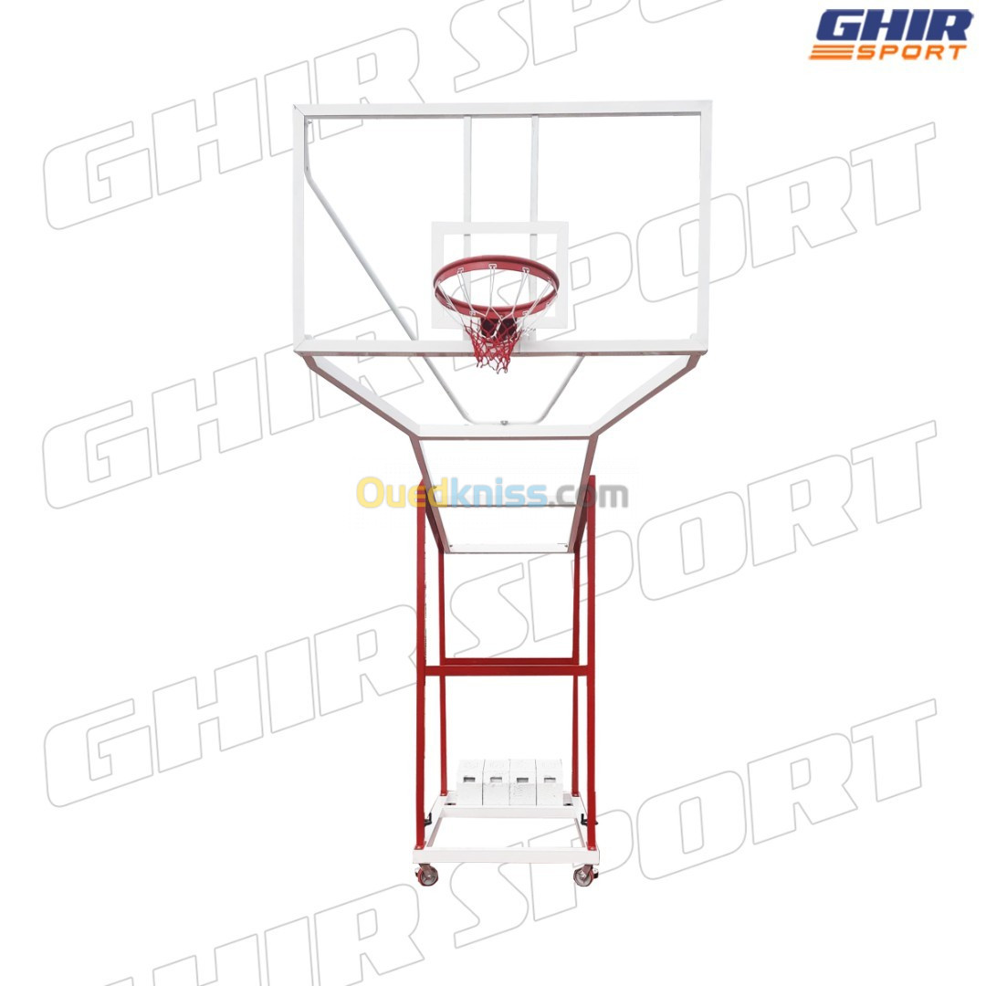 POTEAU BASKET-BALL EXTERIEUR MOBILE 3.05